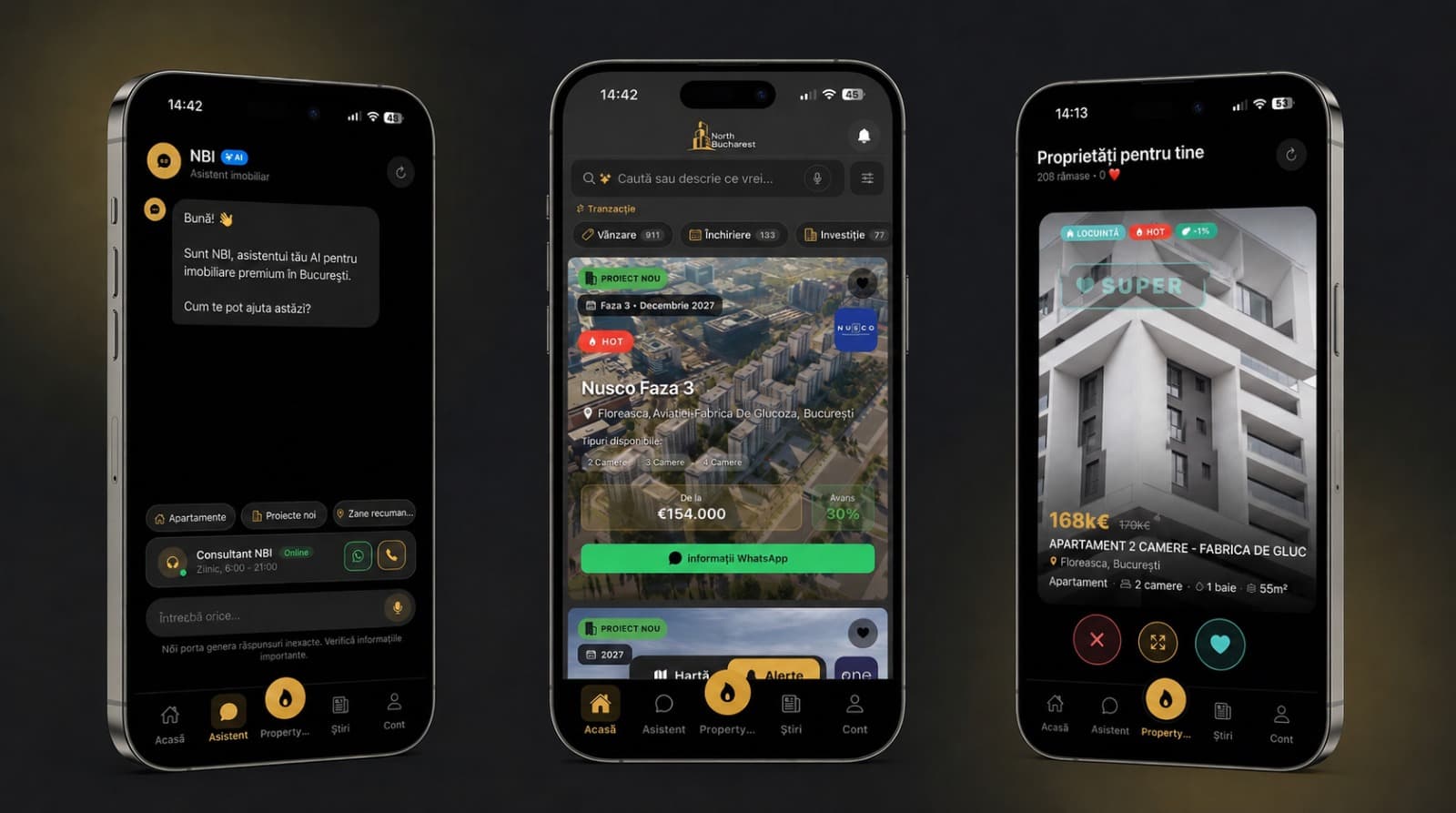 The North Bucharest app accelerates the digitalization of the residential market | The number of users increased by 42% in a single month