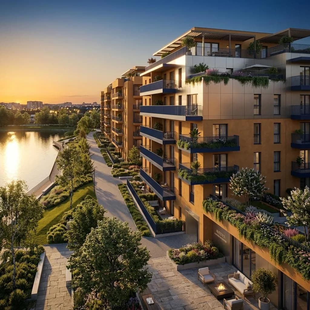 Aurora Pipera Apartments - exterior